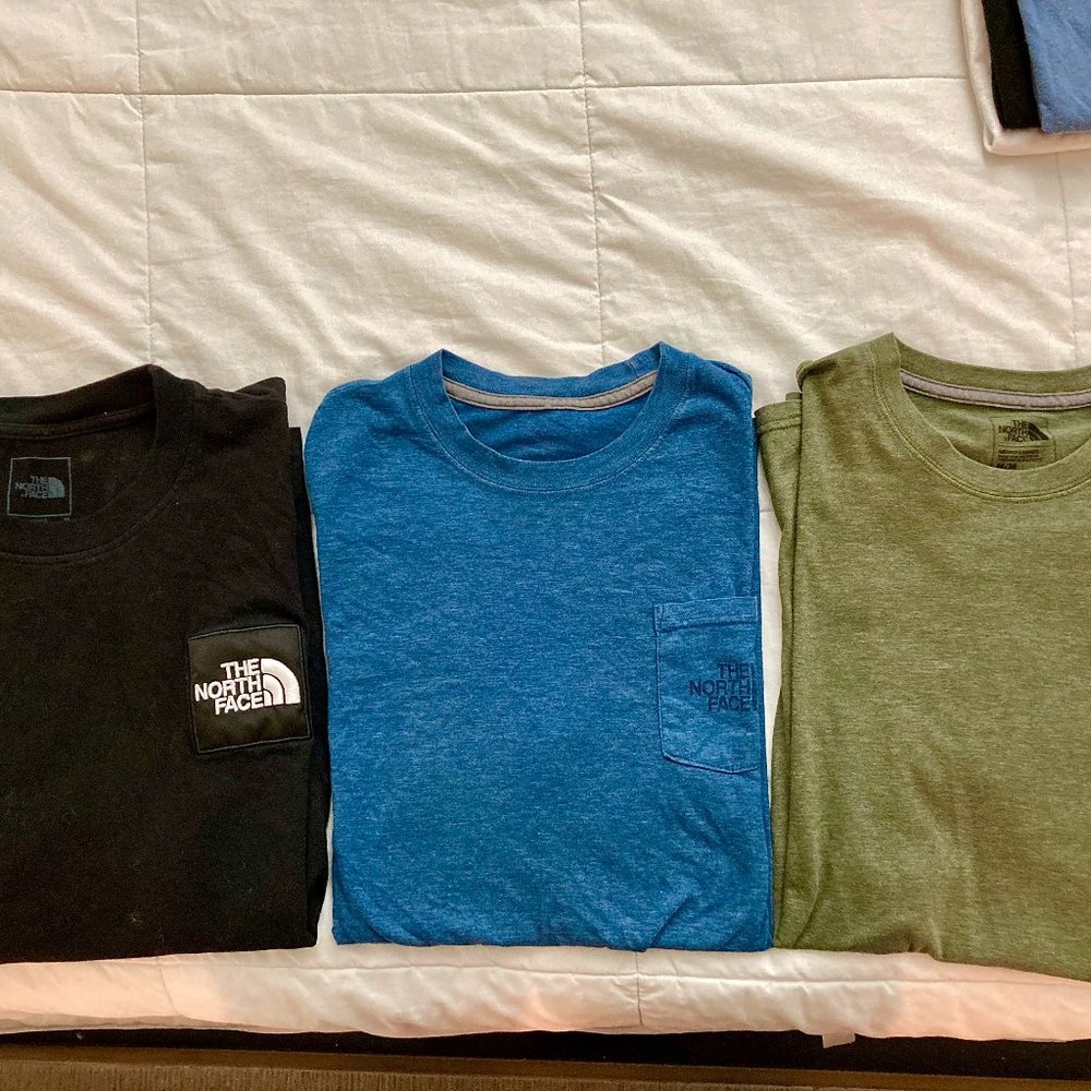 Bundle Pack of North Face Short Sleeve T-Shirts Medium